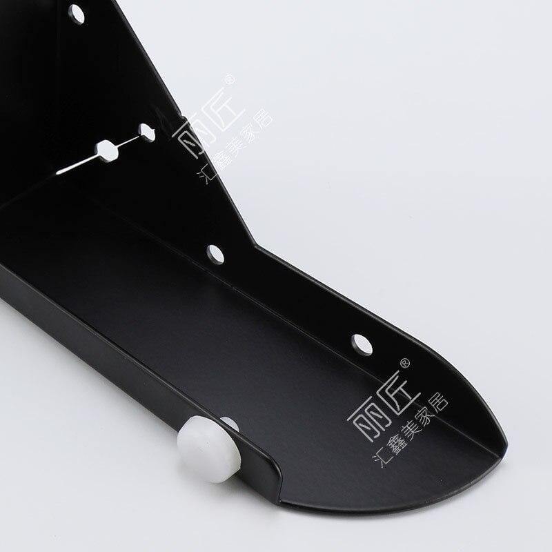 4pcs Metal Furniture Legs Square Cabinet Wood Table Legs For Sofa Feet Foot Bed Riser Furniture Accessories (Black)