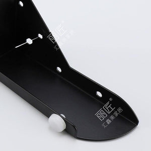 4pcs Metal Furniture Legs Square Cabinet Wood Table Legs For Sofa Feet Foot Bed Riser Furniture Accessories (Black)