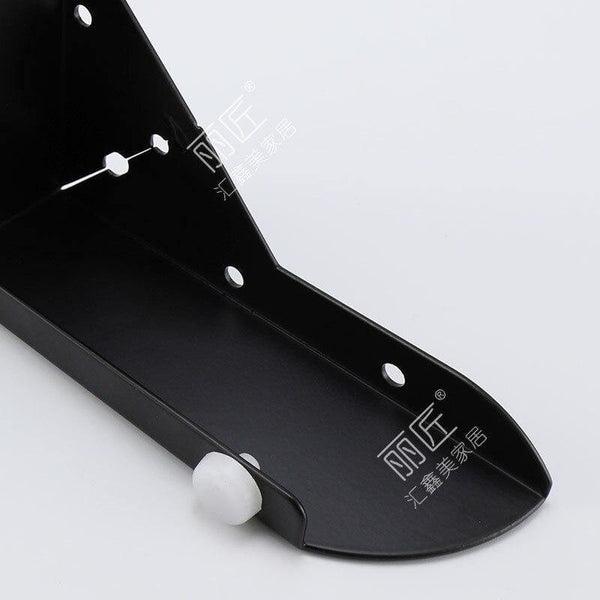 4pcs Metal Furniture Legs Square Cabinet Wood Table Legs For Sofa Feet Foot Bed Riser Furniture Accessories (Black)