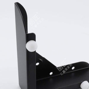 4pcs Metal Furniture Legs Square Cabinet Wood Table Legs For Sofa Feet Foot Bed Riser Furniture Accessories (Black)