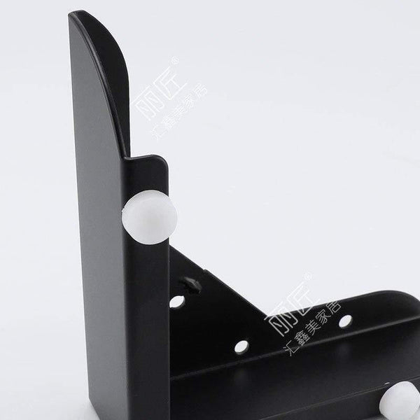 4pcs Metal Furniture Legs Square Cabinet Wood Table Legs For Sofa Feet Foot Bed Riser Furniture Accessories (Black)