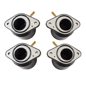 Planet Gates 4Pcs Motorcycle Carburetor Interface Intake Outlet Manifold For Yamaha XJR1200 XJR1200SP 94-98 XJR1300 XJR1300SP 98-05 FJR1300