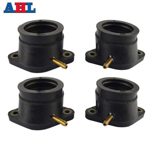 Planet Gates 4Pcs Motorcycle Carburetor Interface Intake Outlet Manifold For Yamaha XJR1200 XJR1200SP 94-98 XJR1300 XJR1300SP 98-05 FJR1300