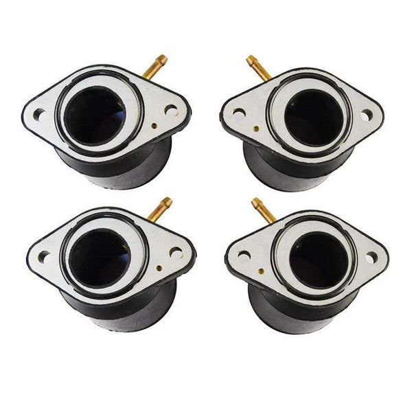 Planet Gates 4Pcs Motorcycle Carburetor Interface Intake Outlet Manifold For Yamaha XJR1200 XJR1200SP 94-98 XJR1300 XJR1300SP 98-05 FJR1300