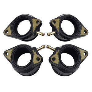 Planet Gates 4Pcs Motorcycle Parts Carburetor Interface For Yamaha FZS600 FAZER 5DM 1998-2003 Intake Carburetor Outlet Manifold 5DM 13586 01