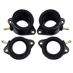 Planet Gates 4Pcs Motorcycle Parts Carburetor Interface For Yamaha FZS600 FAZER 5DM Intake Carburetor Outlet Manifold 5DM-13586-01 FZS 600