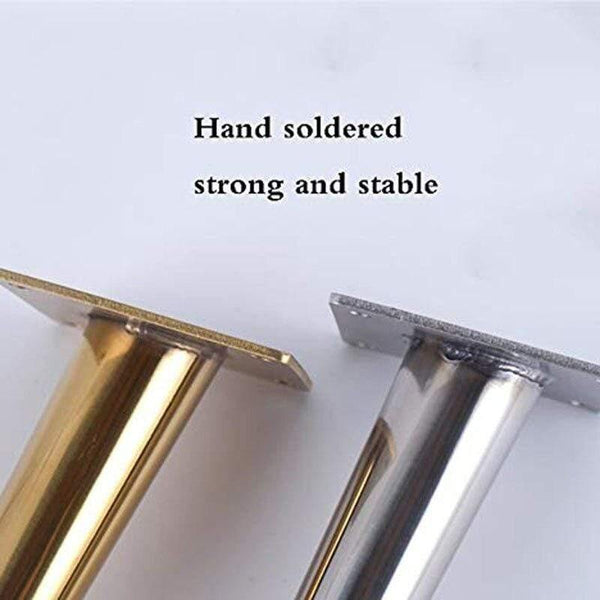 4Pcs/Set 15/20/25/30CM Furniture Cabinet Metal Legs Round Tapered Leg DIY Furnitur Sofa Table Bed Shoe Cabinet Desk Legs