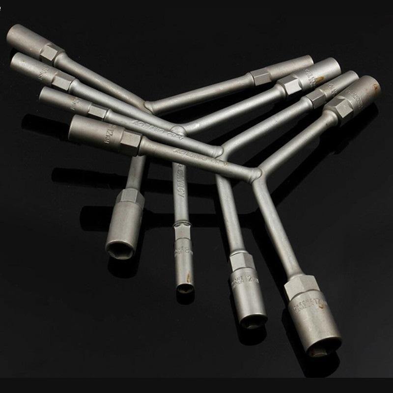 Planet Gates 4PCS/Set 8-19mm Wheel Socket Wrench Y Type Torque Spanner Universal Key Multi-size Car Repair Tool High Quality