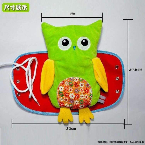 Planet Gates 4pcs/set Baby DIY Montessori Dress Zip Snap Button Buckle Tie Educational toys Preschool soft plush toy kids toddler learning