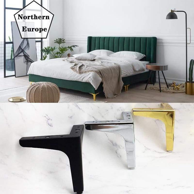 4Pcs/set Carving TV Cabinet Seat Sofa Hairpin Table Legs Iron Legs For Table Home Accessories Simple Modern Furniture Wire Legs