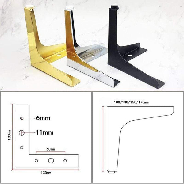 4Pcs/set Carving TV Cabinet Seat Sofa Hairpin Table Legs Iron Legs For Table Home Accessories Simple Modern Furniture Wire Legs