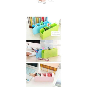 Planet Gates 4PCS/SET Creative Plastic Pen Holder Desk Organizer Multifunction Office Desk Accessories Stationary Organizer