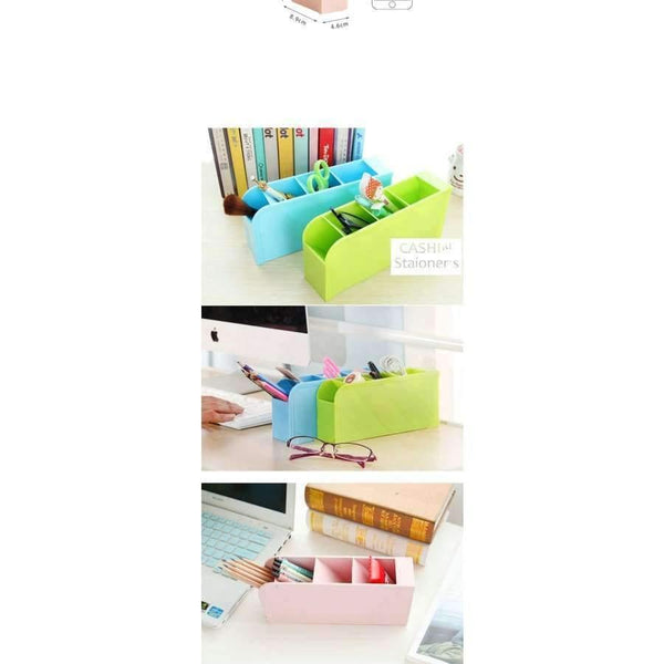 Planet Gates 4PCS/SET Creative Plastic Pen Holder Desk Organizer Multifunction Office Desk Accessories Stationary Organizer