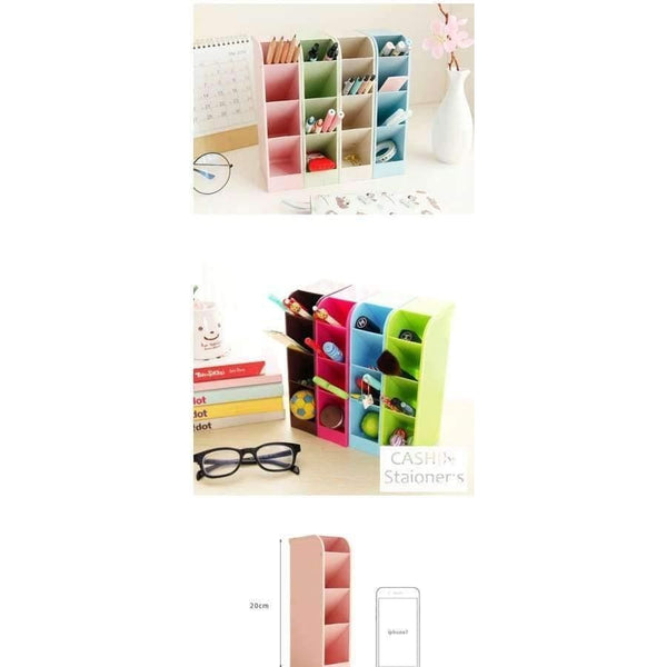 Planet Gates 4PCS/SET Creative Plastic Pen Holder Desk Organizer Multifunction Office Desk Accessories Stationary Organizer