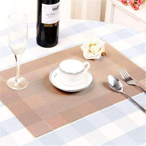 Planet Gates 4Pcs/set Placemats For Table Fashion Pvc Dining Table Mat Disc Pads Bowl Pad Coasters Waterproof Table Accessories