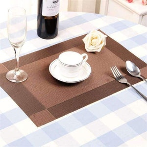 Planet Gates 4Pcs/set Placemats For Table Fashion Pvc Dining Table Mat Disc Pads Bowl Pad Coasters Waterproof Table Accessories