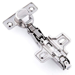 4pcs/set Small Hinges Mini Built-in Damping Hydraulic Buffering Mute Pipe Furniture Display Cabinet 26mm Hinge Cup