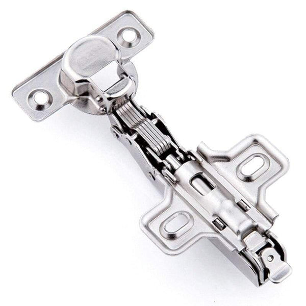 4pcs/set Small Hinges Mini Built-in Damping Hydraulic Buffering Mute Pipe Furniture Display Cabinet 26mm Hinge Cup