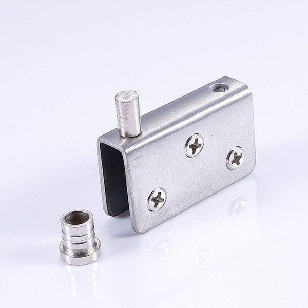 Planet Gates 4pcs Stainless Steel glass hinges for 5-8mm/10-12mm Glass Door Glass Pivot Clamps Door Hinges 4 sizes