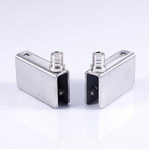 Planet Gates 4pcs Stainless Steel glass hinges for 5-8mm/10-12mm Glass Door Glass Pivot Clamps Door Hinges 4 sizes