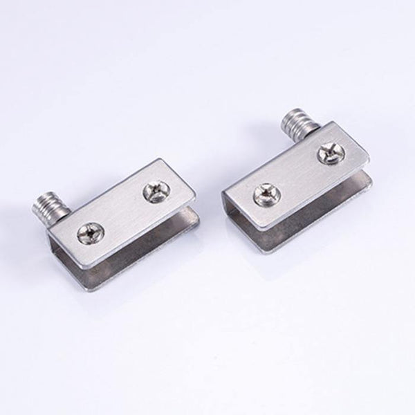 Planet Gates 4pcs Stainless Steel glass hinges for 5-8mm/10-12mm Glass Door Glass Pivot Clamps Door Hinges 4 sizes