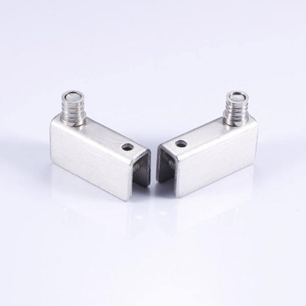 Planet Gates 4pcs Stainless Steel glass hinges for 5-8mm/10-12mm Glass Door Glass Pivot Clamps Door Hinges 4 sizes