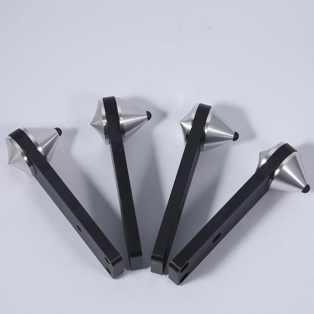 4Pcs Stand Speaker Spike Replacement Non-Slip Shock Absorbing Easy Install Isolation 39mm Durable Parts Aluminium Pads Feet Nail