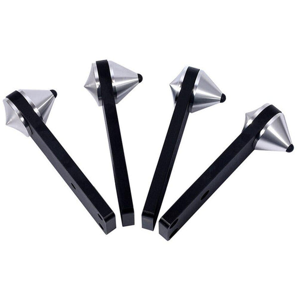 4Pcs Stand Speaker Spike Replacement Non-Slip Shock Absorbing Easy Install Isolation 39mm Durable Parts Aluminium Pads Feet Nail