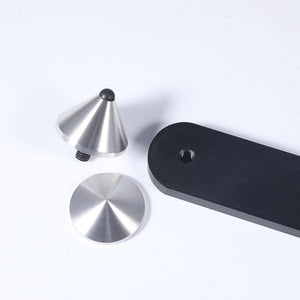 4Pcs Stand Speaker Spike Replacement Non-Slip Shock Absorbing Easy Install Isolation 39mm Durable Parts Aluminium Pads Feet Nail