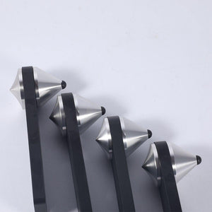 4Pcs Stand Speaker Spike Replacement Non-Slip Shock Absorbing Easy Install Isolation 39mm Durable Parts Aluminium Pads Feet Nail