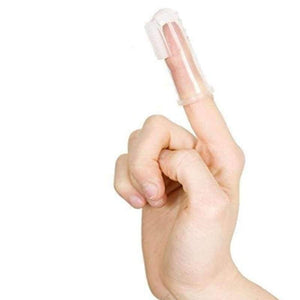 Planet Gates 4pcs Toothpaste Dogs Soft Pet Finger Toothbrush Silicone Dog Brush Tool Finger Toothbrush Dog Dental Hygiene Tool For Dog Bads