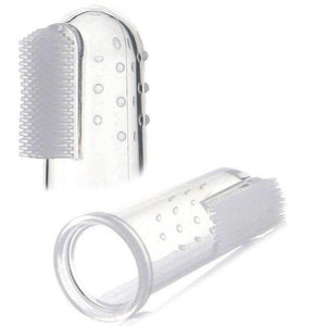 Planet Gates 4pcs Toothpaste Dogs Soft Pet Finger Toothbrush Silicone Dog Brush Tool Finger Toothbrush Dog Dental Hygiene Tool For Dog Bads