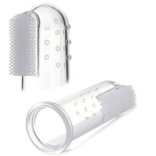 Planet Gates 4pcs Toothpaste Dogs Soft Pet Finger Toothbrush Silicone Dog Brush Tool Finger Toothbrush Dog Dental Hygiene Tool For Dog Bads