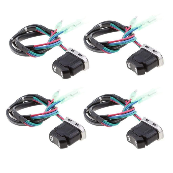 Planet Gates 4pcs TRIM & TILT Switch A 703-82563-02-00 703-82563-01 for Yamaha Outboard