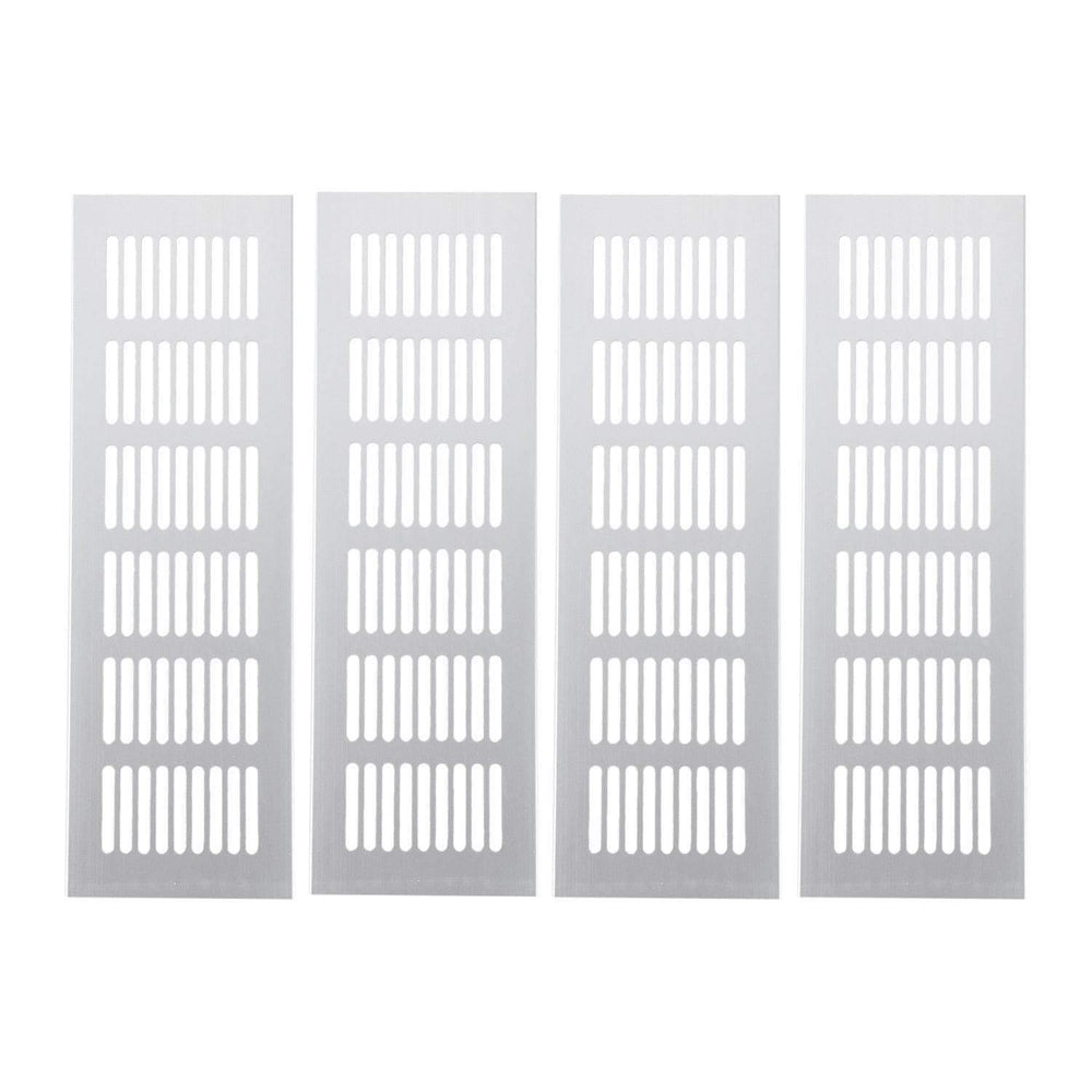 4Pcs Wide Aluminum alloy Air Vent Ventilation Grille For Closet Shoe Cabinet Air Conditioner Bathroom cabinet ventilation cover