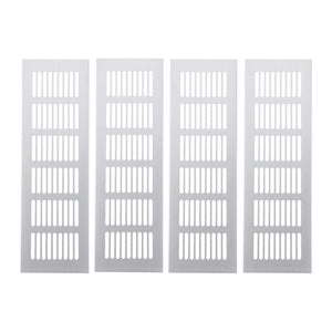 4Pcs Wide Aluminum alloy Air Vent Ventilation Grille For Closet Shoe Cabinet Air Conditioner Bathroom cabinet ventilation cover