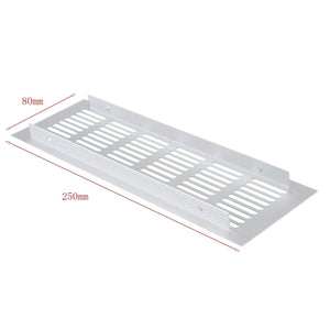 4Pcs Wide Aluminum alloy Air Vent Ventilation Grille For Closet Shoe Cabinet Air Conditioner Bathroom cabinet ventilation cover