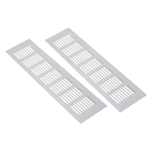 4Pcs Wide Aluminum alloy Air Vent Ventilation Grille For Closet Shoe Cabinet Air Conditioner Bathroom cabinet ventilation cover