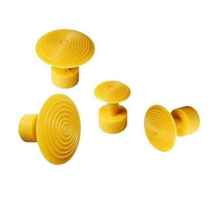 Planet Gates 4pcs Yellow Tabs PDR Glue Tabs Tools Kit For Car Paintless Dent Repair Tool Auto Suction Cups For Dent Lifter PDR Puller Tabs for Reverse Hammer