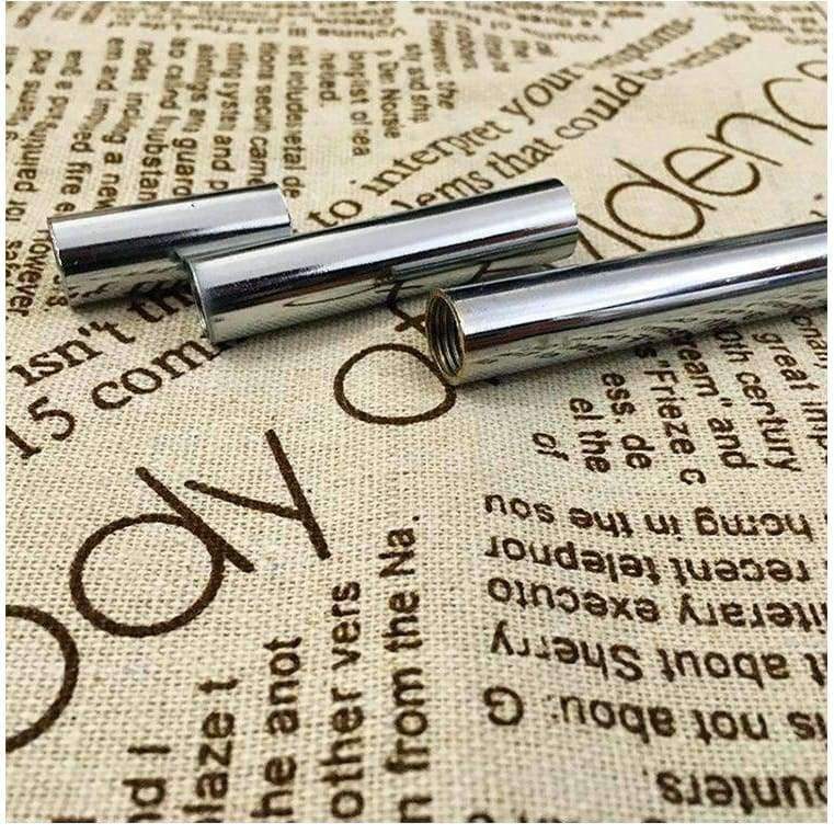 Planet Gates 4pieces/lot m10 female thread+electroplated metal hollow tube for Lighting accessories Both ends has the inner thread