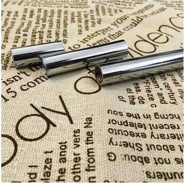 Planet Gates 4pieces/lot m10 female thread+electroplated metal hollow tube for Lighting accessories Both ends has the inner thread