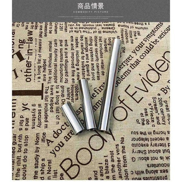 Planet Gates 4pieces/lot m10 female thread+electroplated metal hollow tube for Lighting accessories Both ends has the inner thread