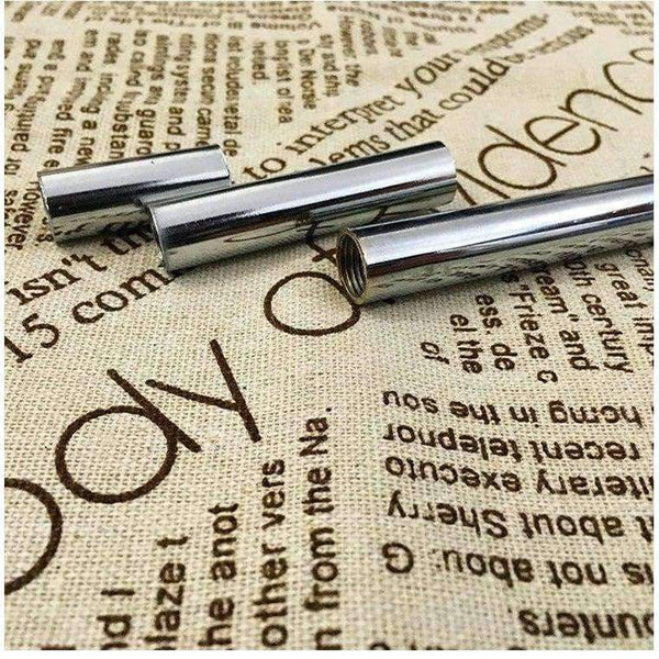 Planet Gates 4pieces/lot m10 female thread+electroplated metal hollow tube for Lighting accessories Both ends has the inner thread