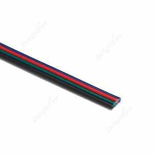 Planet Gates 4pin / 100m / 20AWG 3 Pin LED Wire 2 4 5 6 Core 22AWG Extension Cable JST Connector Electrical Wires Cable For WS2812B RGB RGBW LED Strip Automotive