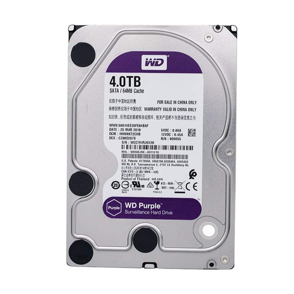 Planet Gates 4TB HDD Surveillance Hard Disk Drive - 5400 RPM Class SATA 6 Gb/s 64MB Cache 3.5 Inch - WD40EJRX camera ip