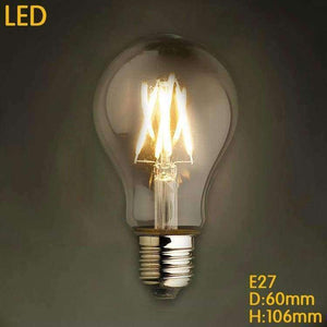 Planet Gates 4w Lampada Bombilla Vintage Edison Bulb Light 4W/6W/8W A19 E27 220V LED Retro Lamp Lampara Incandescent Carbon Filament Bulb