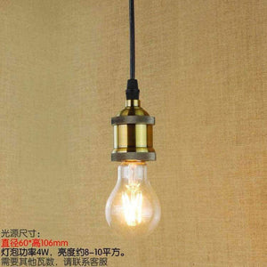 Planet Gates 4w Lampada Bombilla Vintage Edison Bulb Light 4W/6W/8W A19 E27 220V LED Retro Lamp Lampara Incandescent Carbon Filament Bulb