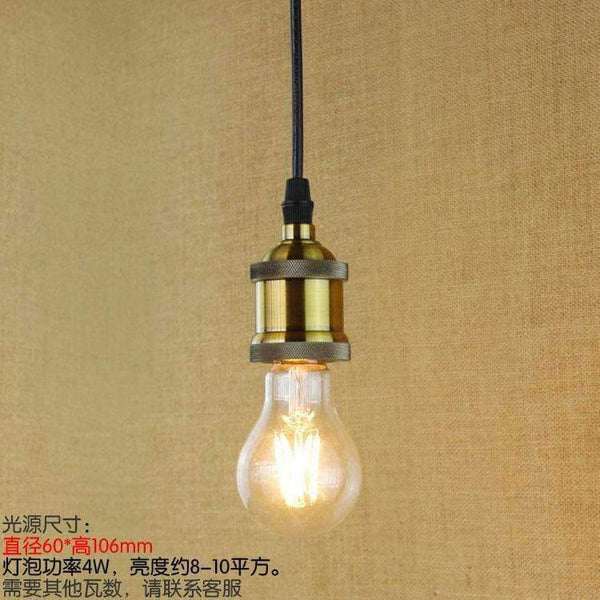 Planet Gates 4w Lampada Bombilla Vintage Edison Bulb Light 4W/6W/8W A19 E27 220V LED Retro Lamp Lampara Incandescent Carbon Filament Bulb