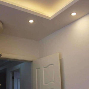 Planet Gates 4W Ultra Thin Dimmable LED Recessed Ceiling Panel Down Lamp Warm/Cool Corridor Hallway Store Exhibition Home Commercial Light