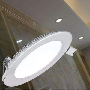 Planet Gates 4W Ultra Thin Dimmable LED Recessed Ceiling Panel Down Lamp Warm/Cool Corridor Hallway Store Exhibition Home Commercial Light
